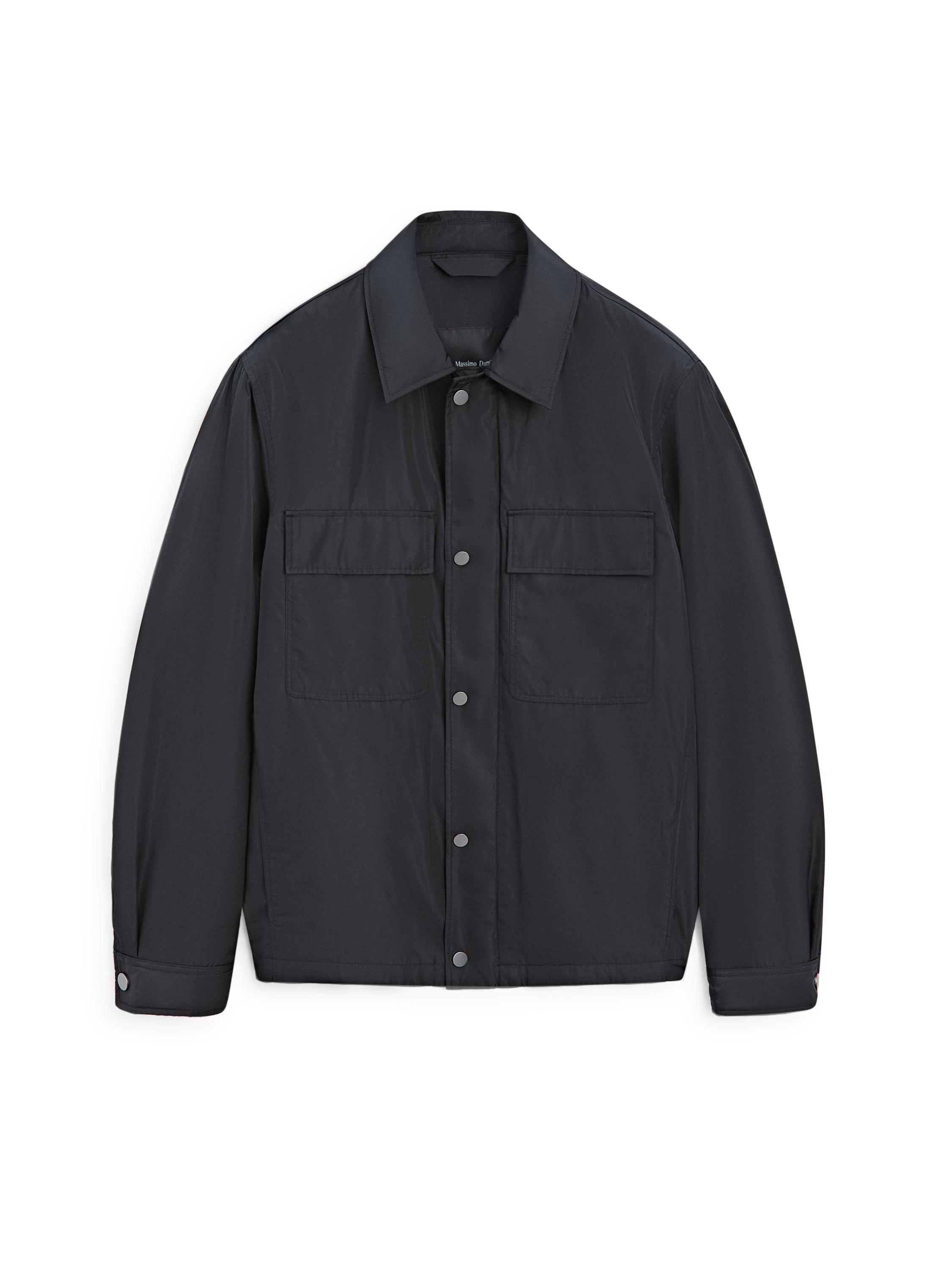 Water-repellent overshirt with pockets